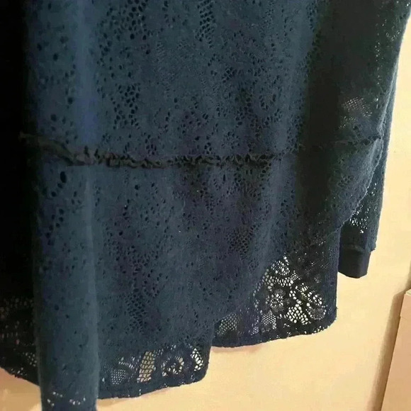 Free People Not Cold in This Floral Brushed Lace Knit Pullover Sweater - Picture 10 of 12